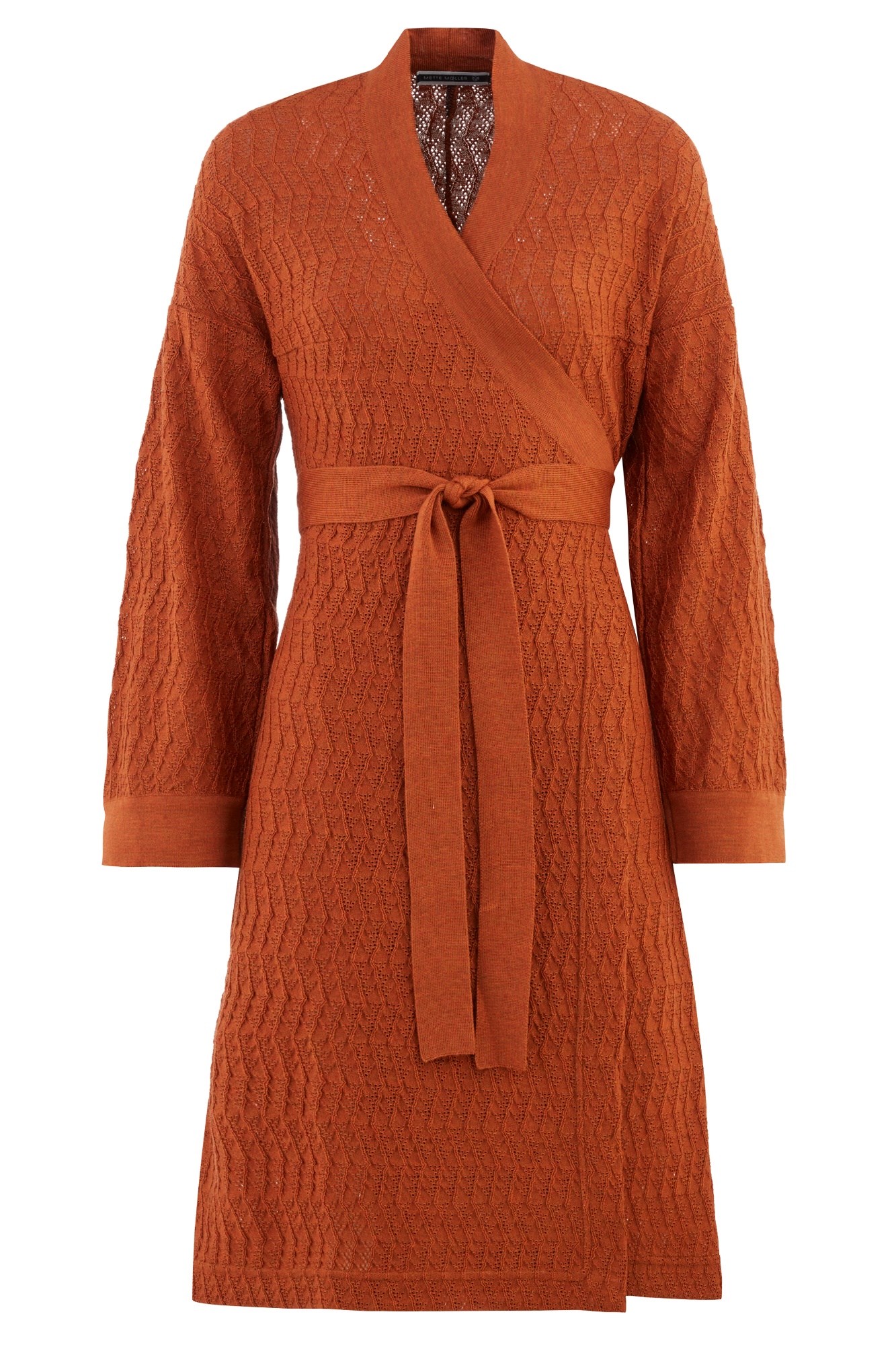 Lace wrap dress - Dress - Merino wool